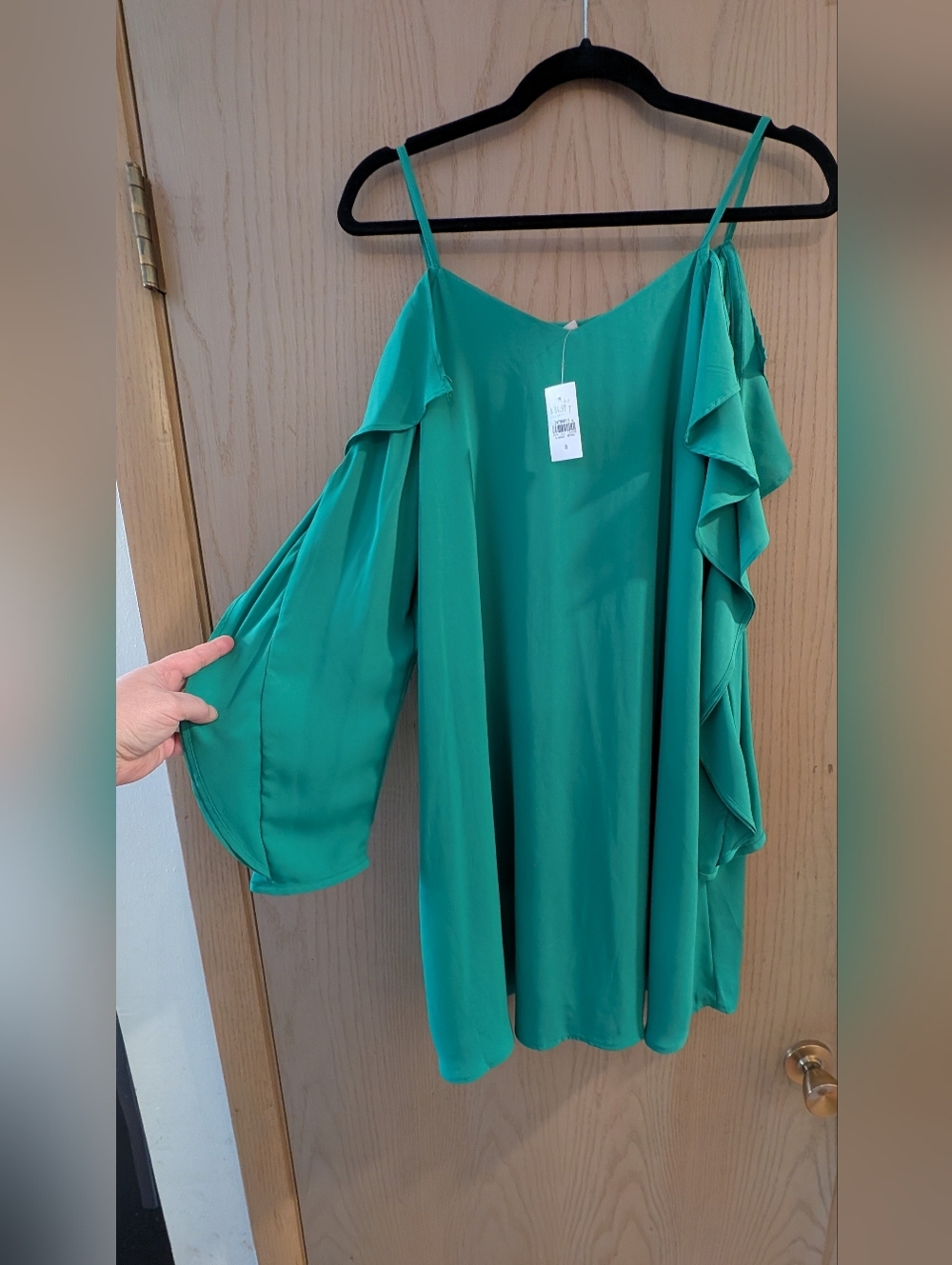 NWT LOFT Green Sleeveless Dress